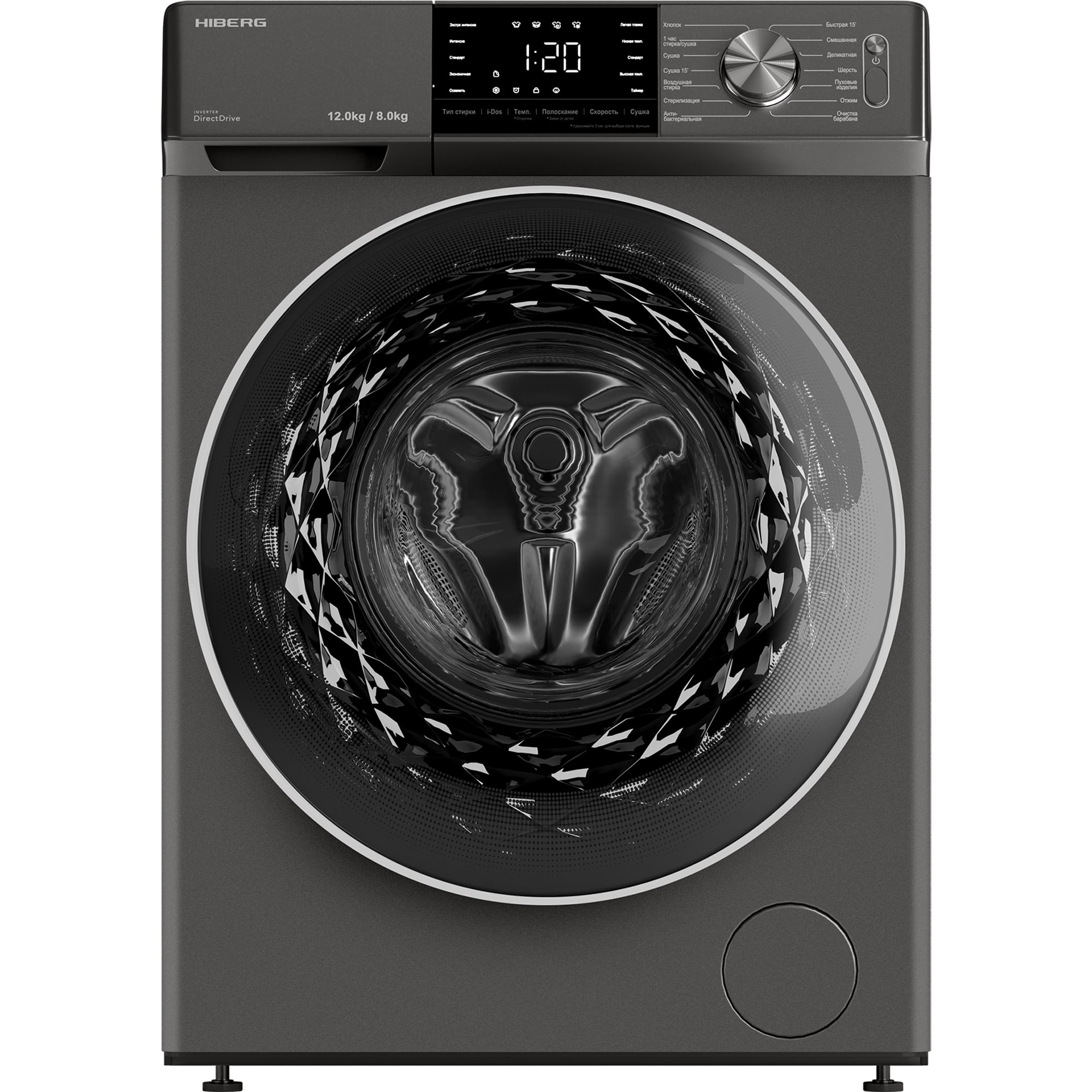 картинка Стиральная машина с сушкой Hiberg I-DDQ6A - 12814 SD  картинка Стиральная машина с сушкой Hiberg I-DDQ6A - 12814 SD