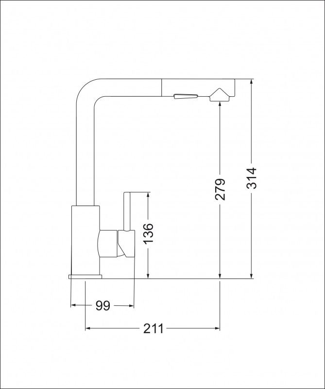 картинка Смеситель Emar EC-3010  картинка Смеситель Emar EC-3010