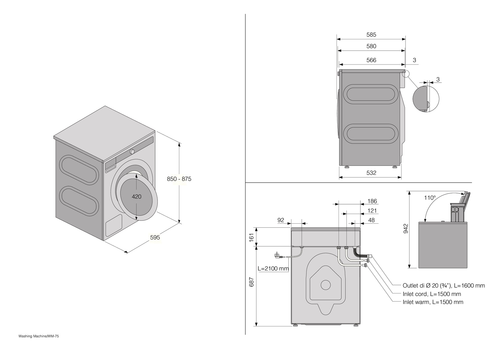 картинка Стиральная машина Asko W2086C.W/3  картинка Стиральная машина Asko W2086C.W/3