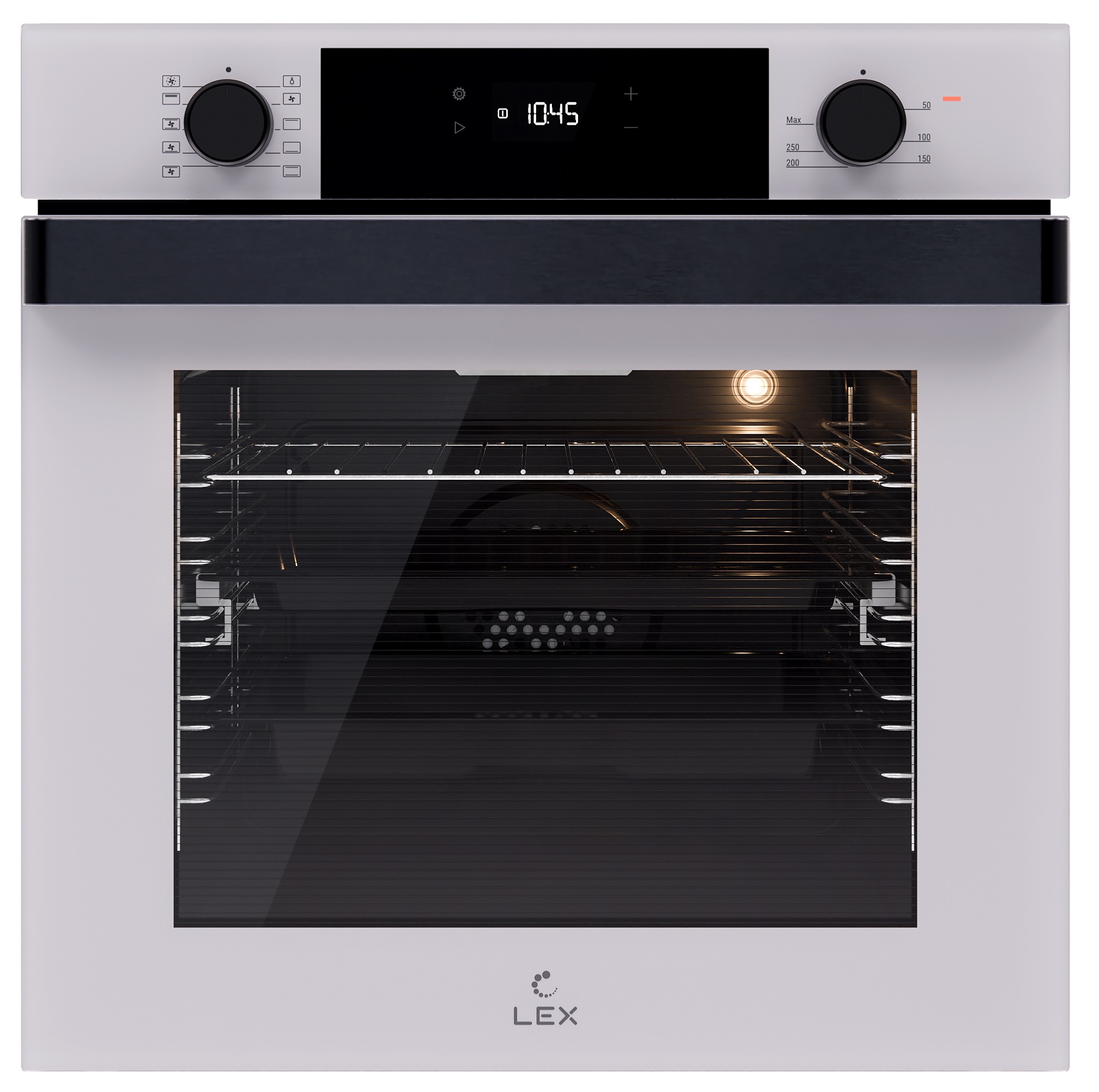 картинка Электрический духовой шкаф Lex EDP 610 WH WIDE SERIES  картинка Электрический духовой шкаф Lex EDP 610 WH WIDE SERIES