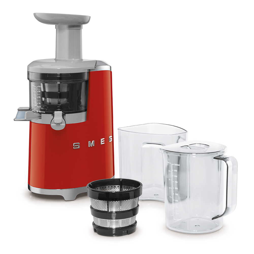 картинка Соковыжималка Smeg SJF01RDEU  картинка Соковыжималка Smeg SJF01RDEU
