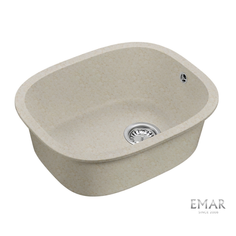 картинка Мойка для кухни Emar Quartz EMQ-1560.P  картинка Мойка для кухни Emar Quartz EMQ-1560.P