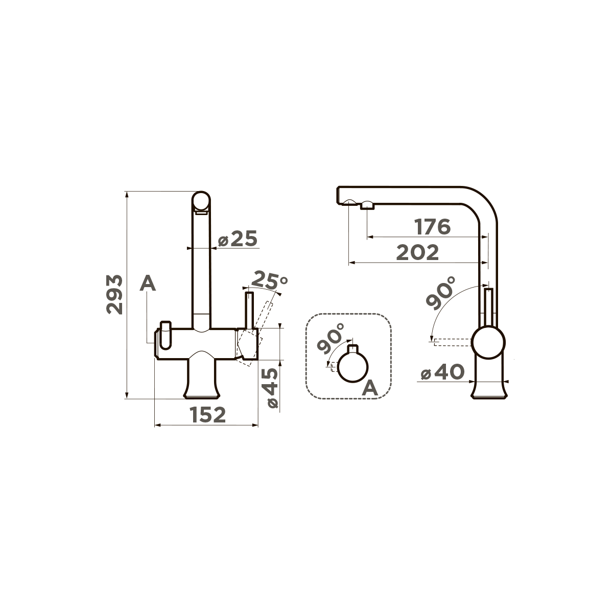 картинка Смеситель Omoikiri HOTARU-CH-BE хром 
