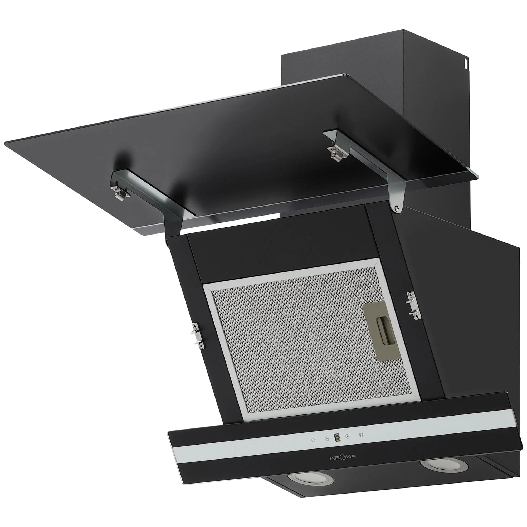картинка Кухонная вытяжка IRMA A 600 black S черный   картинка Кухонная вытяжка IRMA A 600 black S черный