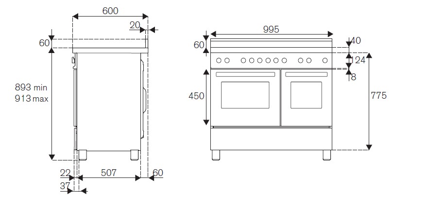 картинка Комбинированная кухонная плита Bertazzoni HER106L2EAVT слоновая кость  картинка Комбинированная кухонная плита Bertazzoni HER106L2EAVT слоновая кость