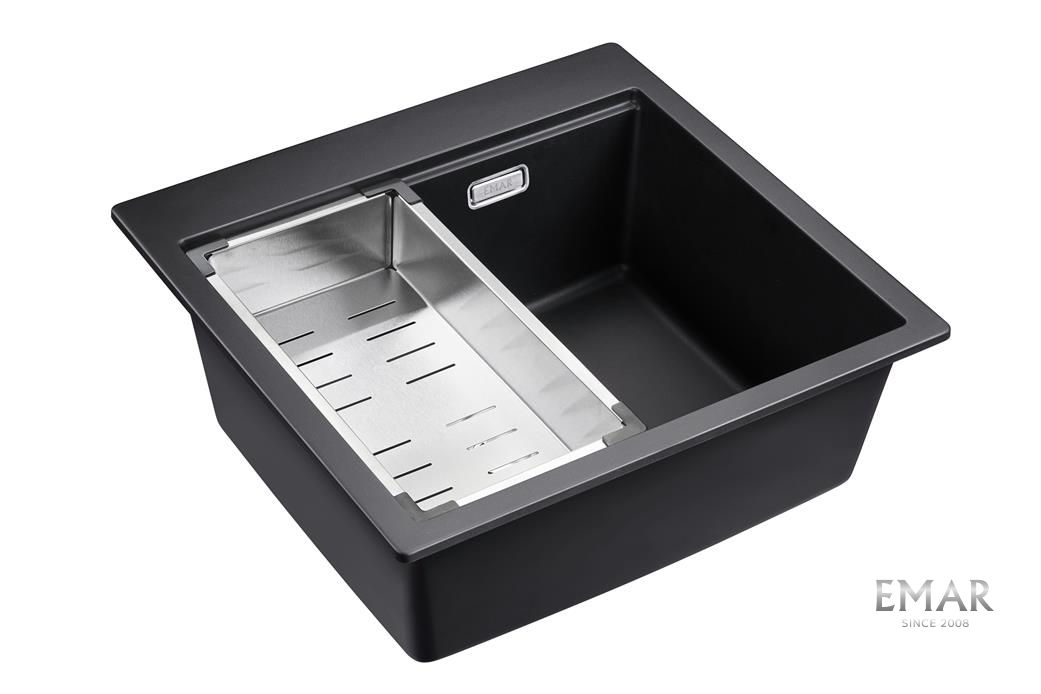 картинка Мойка для кухни Emar Quartz EMQ-1520.Q  картинка Мойка для кухни Emar Quartz EMQ-1520.Q