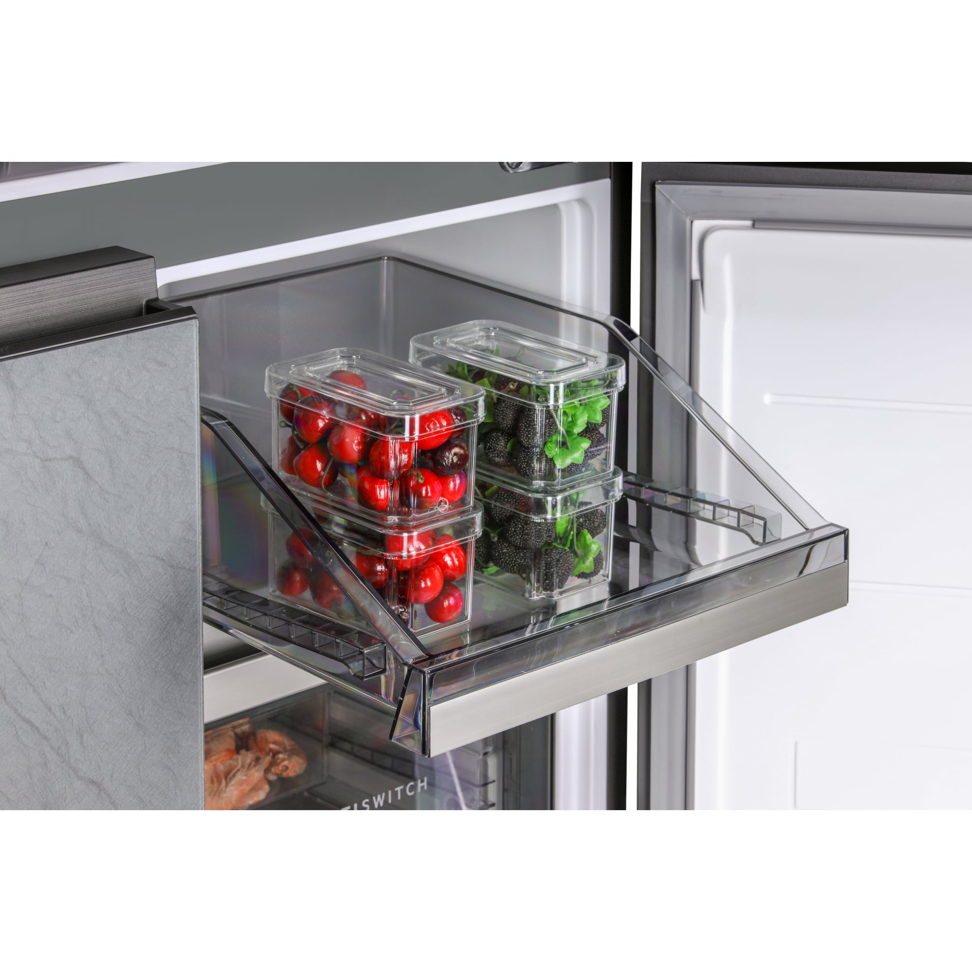 картинка Отдельностоящий холодильник Hiberg RFQ-610G GS inverter 