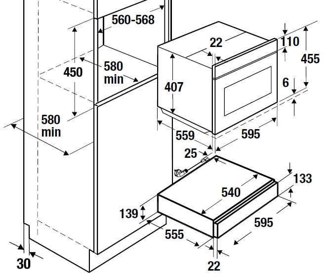 картинка Ящик для вакуумирования Kuppersbusch CSV 6800.0 W7 Copper 