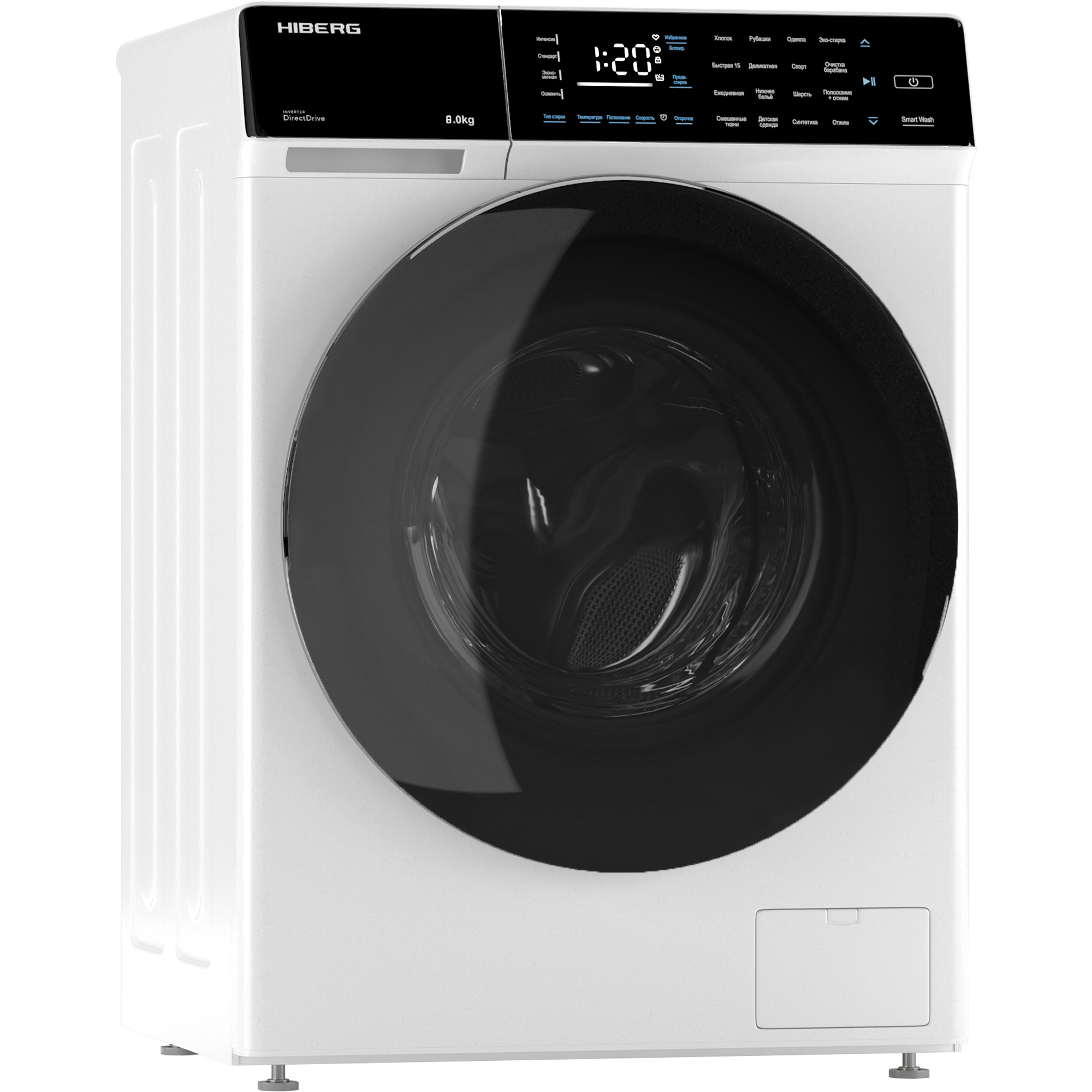 картинка Стиральная машина Hiberg I-DDQ9 - 812 W  картинка Стиральная машина Hiberg I-DDQ9 - 812 W