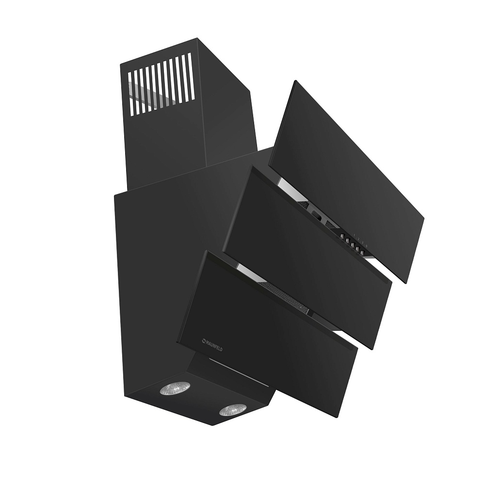 картинка Кухонная вытяжка Maunfeld CASCADA 60 BLACK  картинка Кухонная вытяжка Maunfeld CASCADA 60 BLACK
