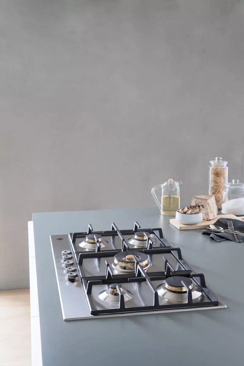 картинка Газовая варочная панель Bertazzoni P755CPROX нержавеющая сталь 
