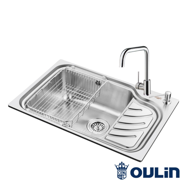 картинка Мойка для кухни Oulin OL-327L  картинка Мойка для кухни Oulin OL-327L
