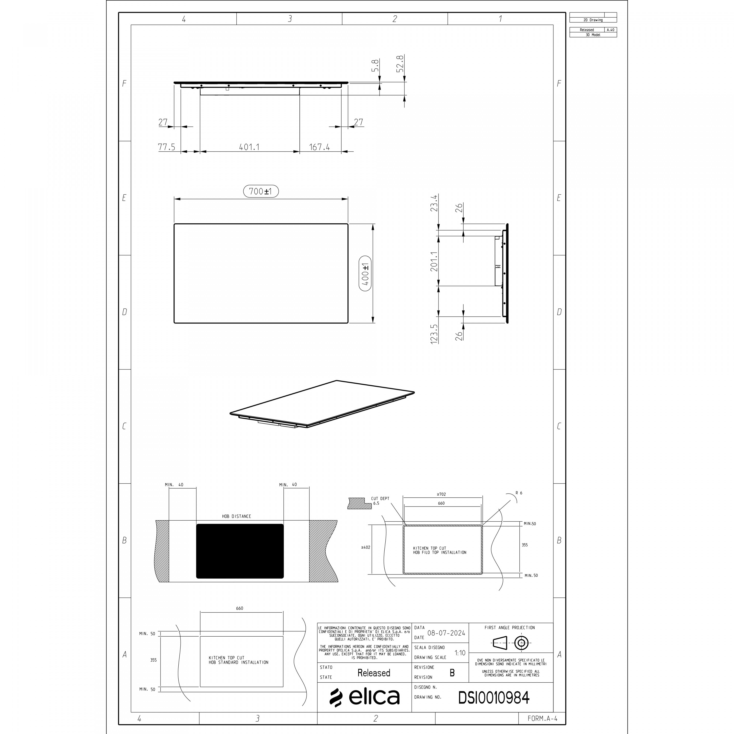 картинка Индукционная варочная панель Elica RATIO 702  картинка Индукционная варочная панель Elica RATIO 702
