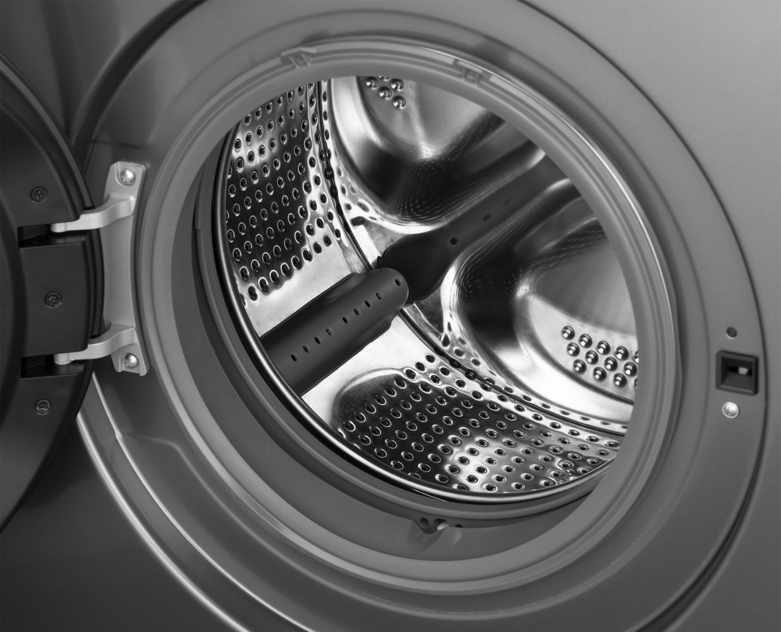 картинка Стиральная машина с паром Weissgauff WM 45106 Steam Grey 