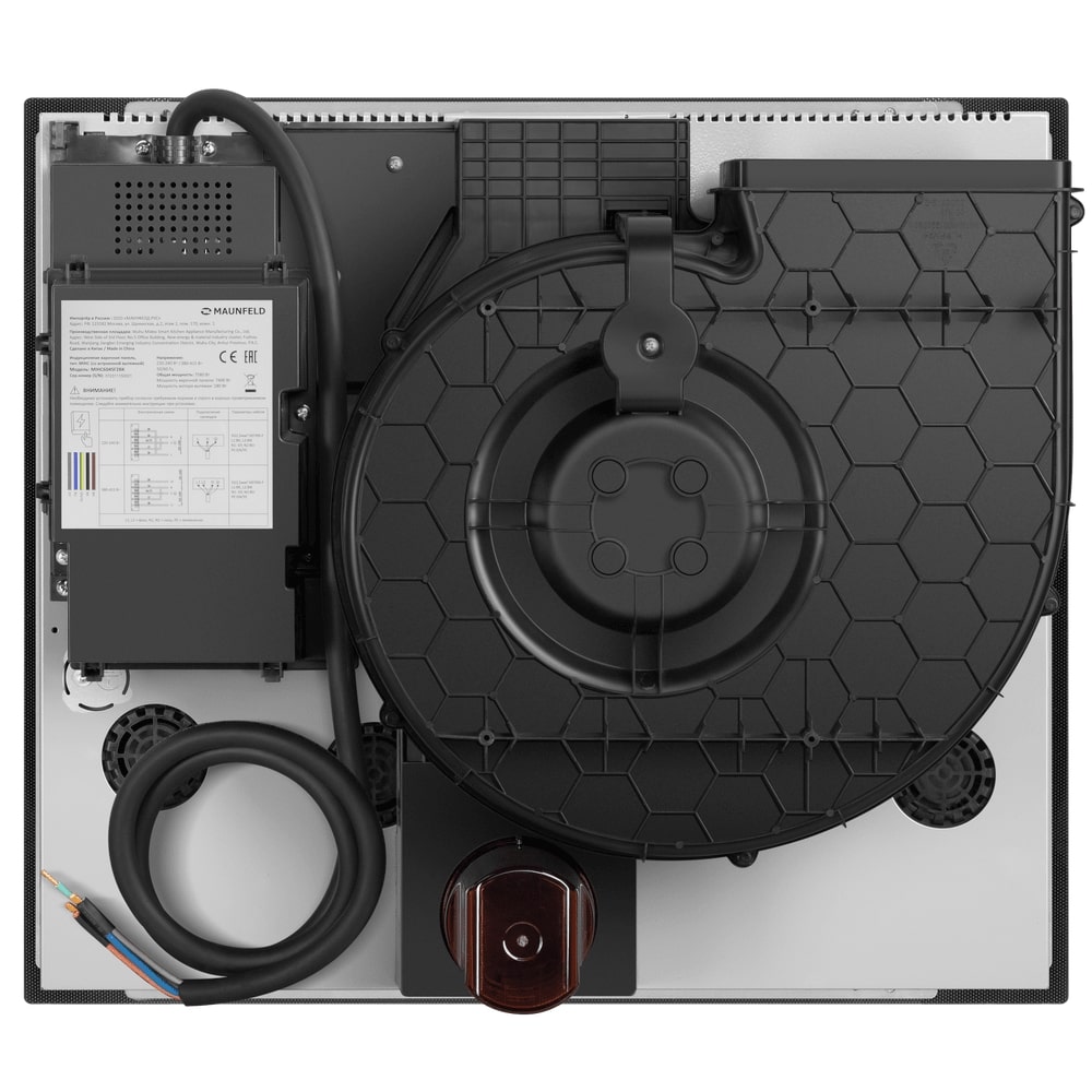 картинка Варочная панель с интегрированной вытяжкой Maunfeld MIHC604SF2BK 