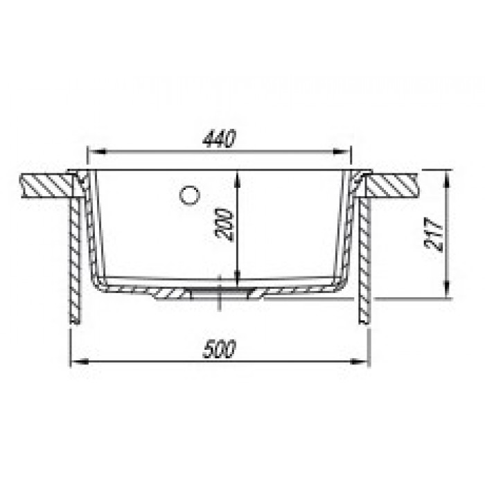 картинка Мойка для кухни Florentina ЛИПСИ-510 