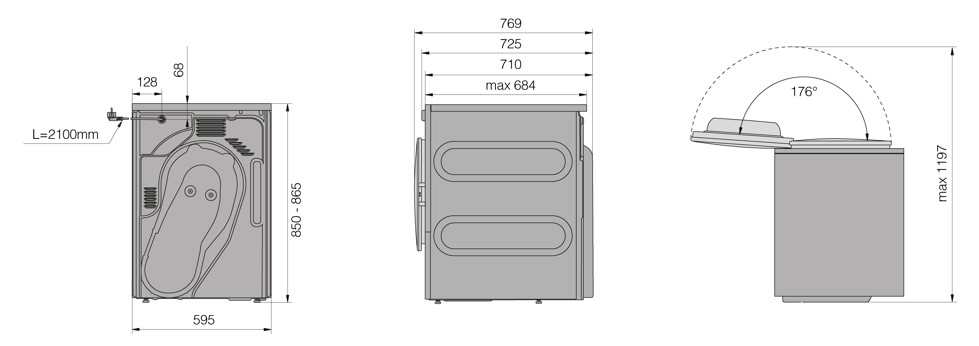 картинка Сушильная машина Asko TDC1481HC.S  картинка Сушильная машина Asko TDC1481HC.S