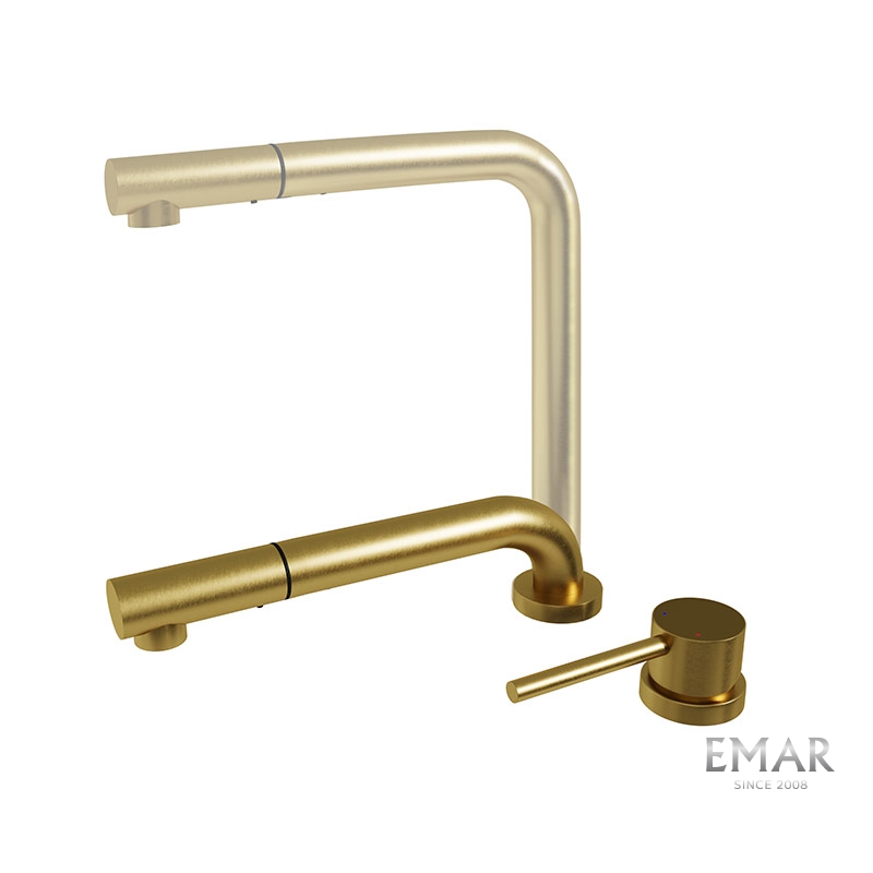 картинка Смеситель Emar ЕС - 7027 PVD Golden  картинка Смеситель Emar ЕС - 7027 PVD Golden