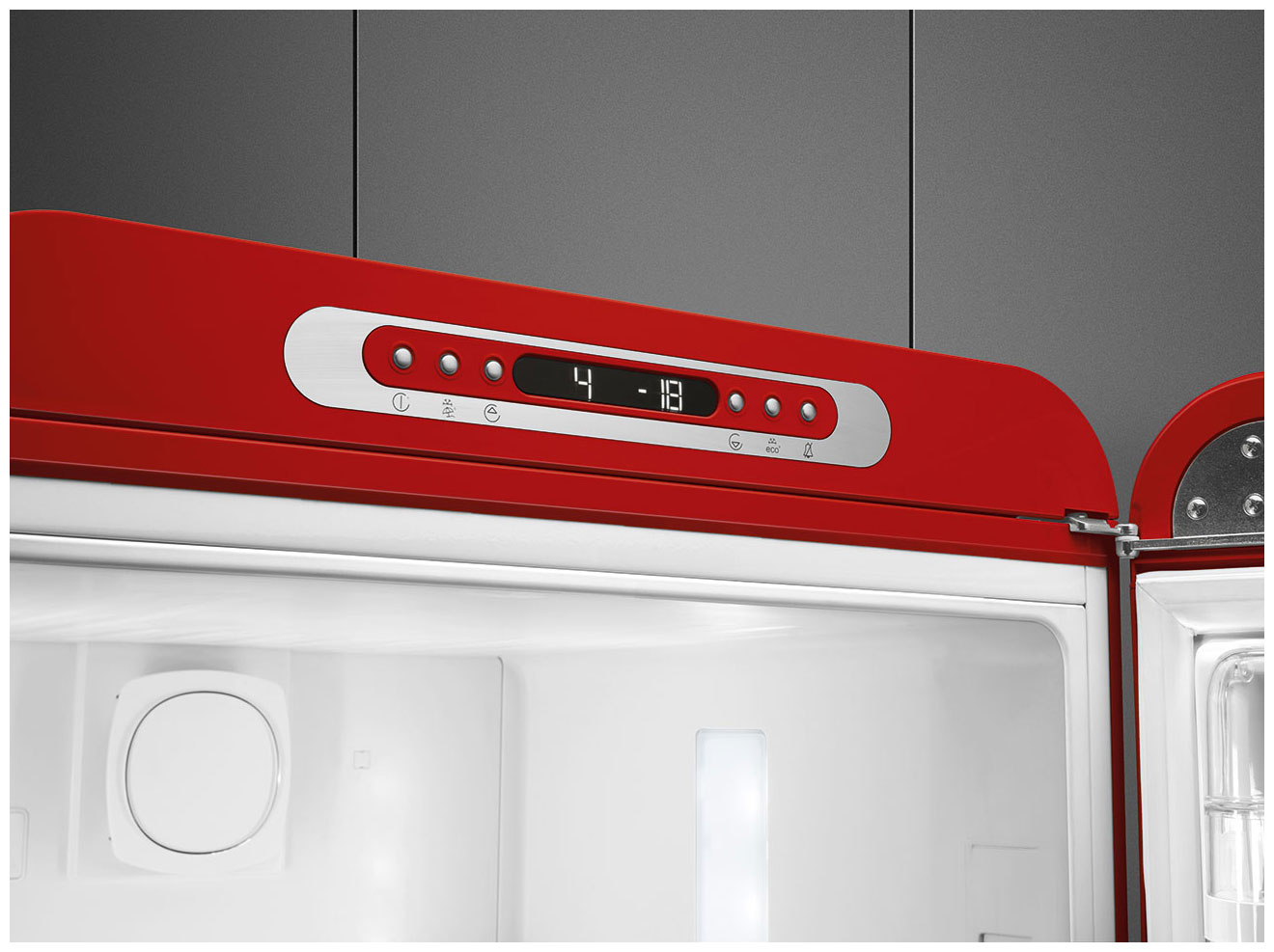 картинка Отдельностоящий холодильник Smeg FAB32RRD5  картинка Отдельностоящий холодильник Smeg FAB32RRD5