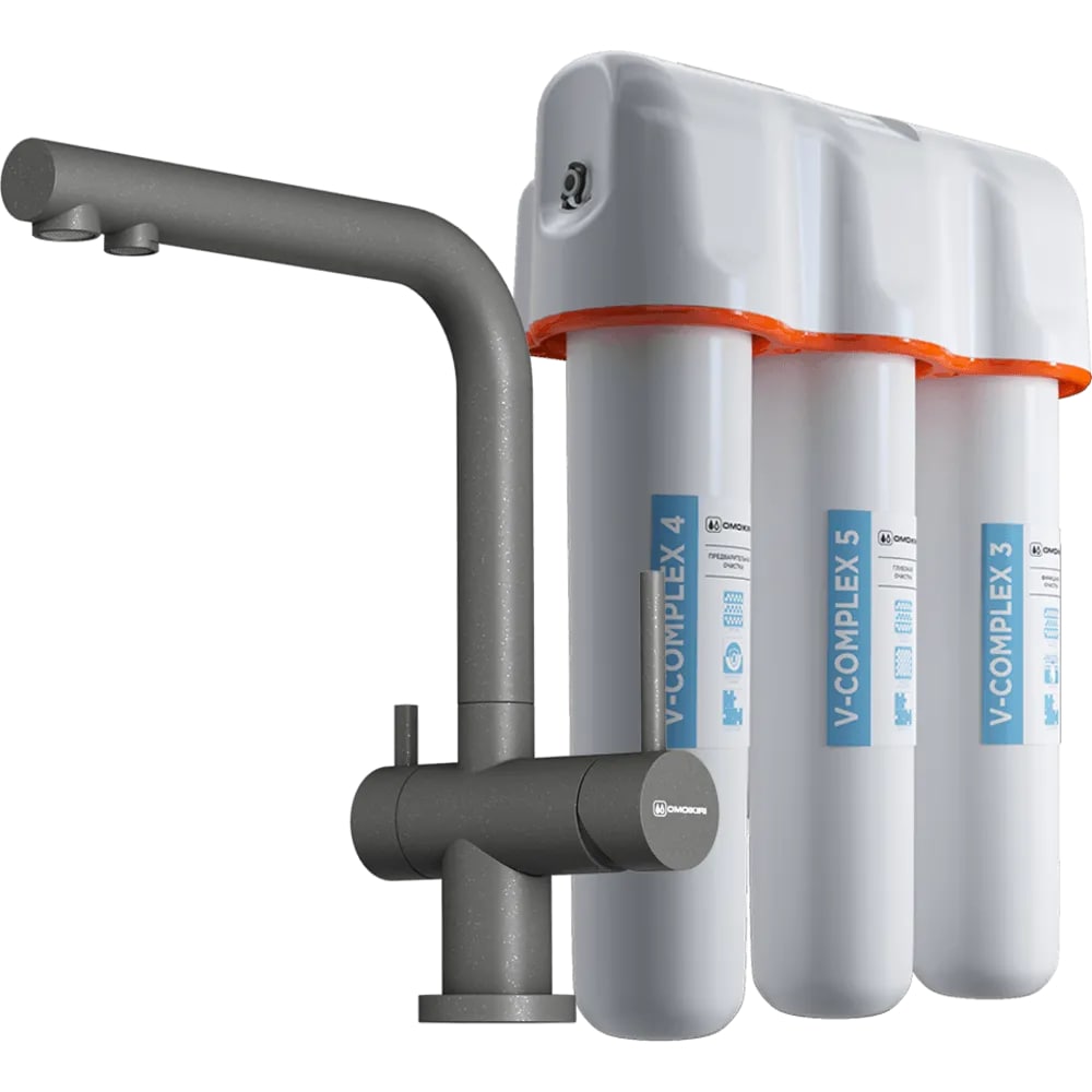 картинка Смеситель  Omoikiri PURE DROP LITE + NAGANO-P  картинка Смеситель  Omoikiri PURE DROP LITE + NAGANO-P