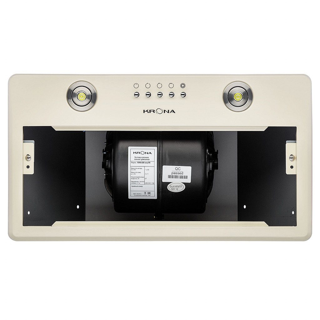 картинка Кухонная вытяжка Krona RUNA 600 IVORY PB  картинка Кухонная вытяжка Krona RUNA 600 IVORY PB
