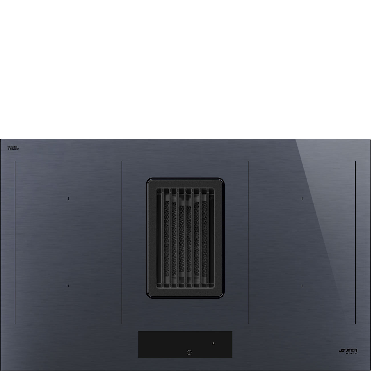 картинка Варочная панель с вытяжкой Smeg HOBD182DG Neptune Grey   картинка Варочная панель с вытяжкой Smeg HOBD182DG Neptune Grey