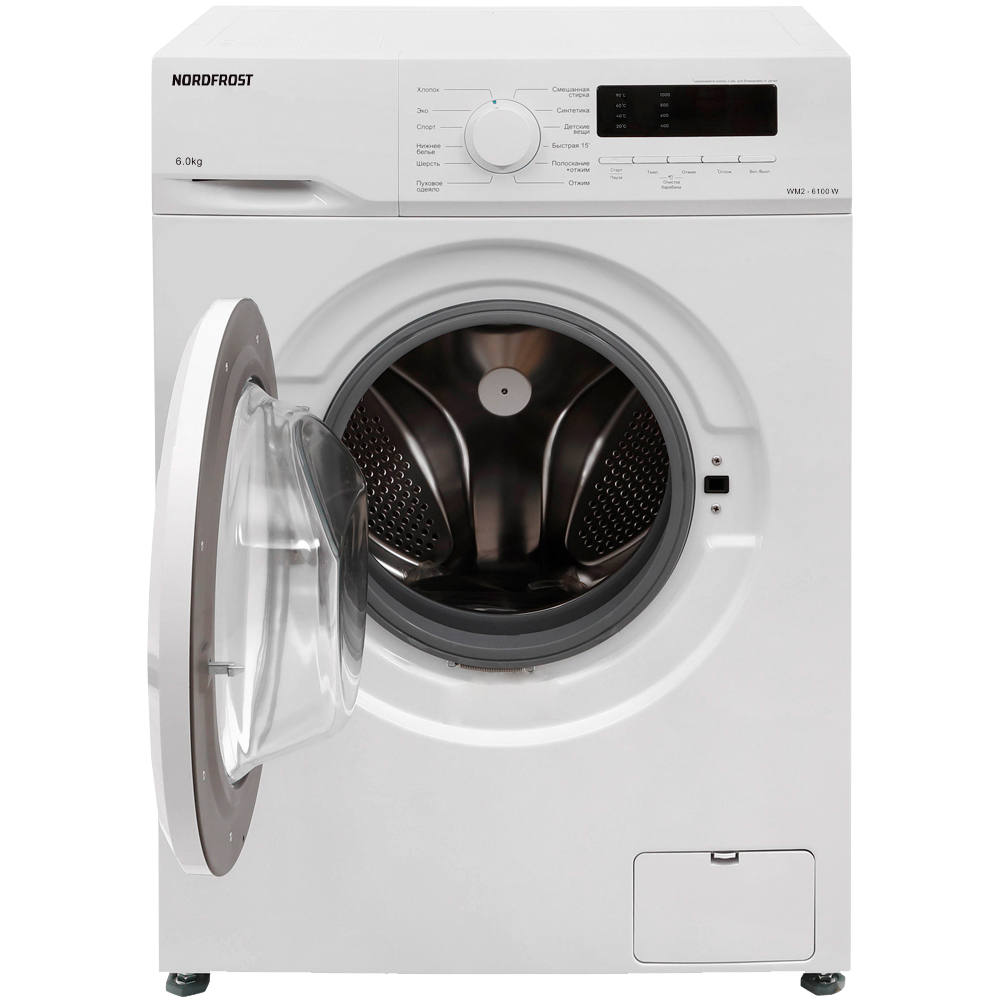 картинка Стиральная машина Nordfrost WM2 6100 W  картинка Стиральная машина Nordfrost WM2 6100 W