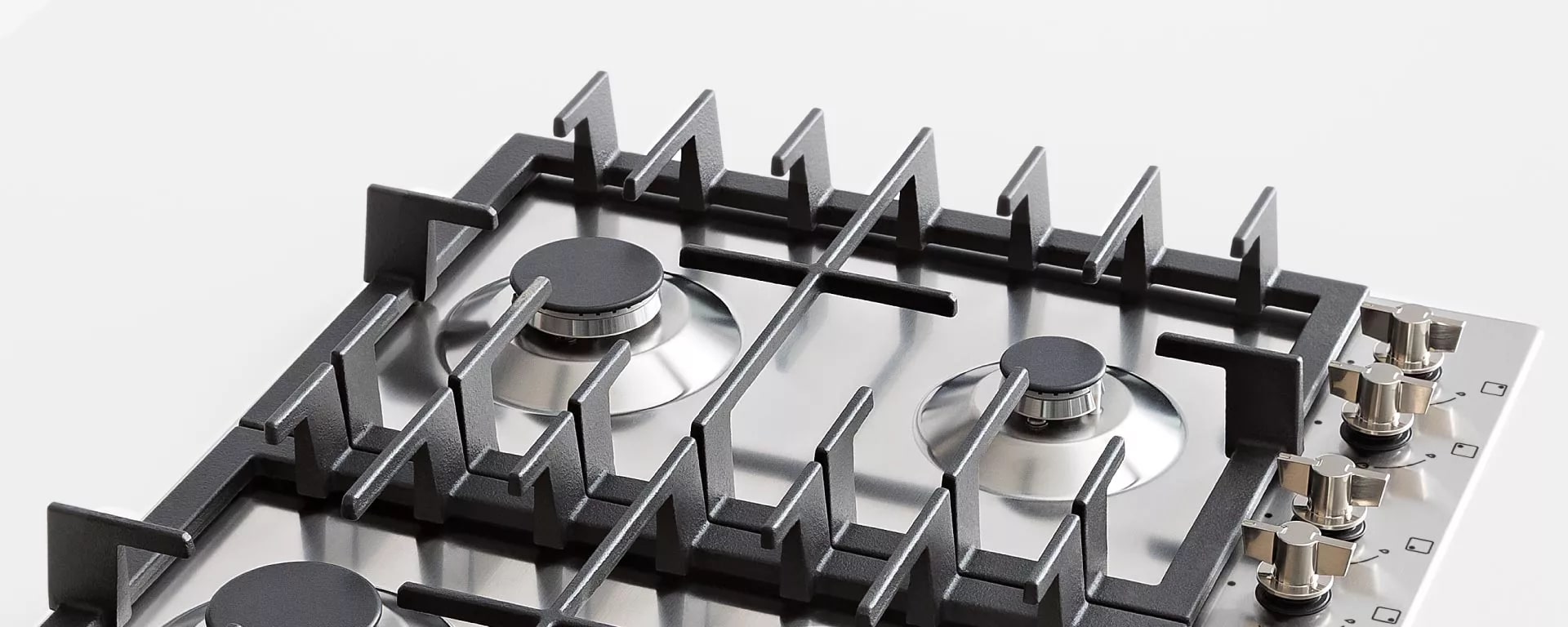 картинка Газовая варочная панель Bertazzoni P604LMODX нержавеющая сталь 