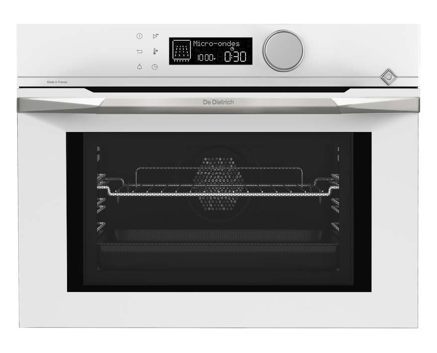 картинка Микроволновая печь De Dietrich DKC4536W Eternal White  картинка Микроволновая печь De Dietrich DKC4536W Eternal White