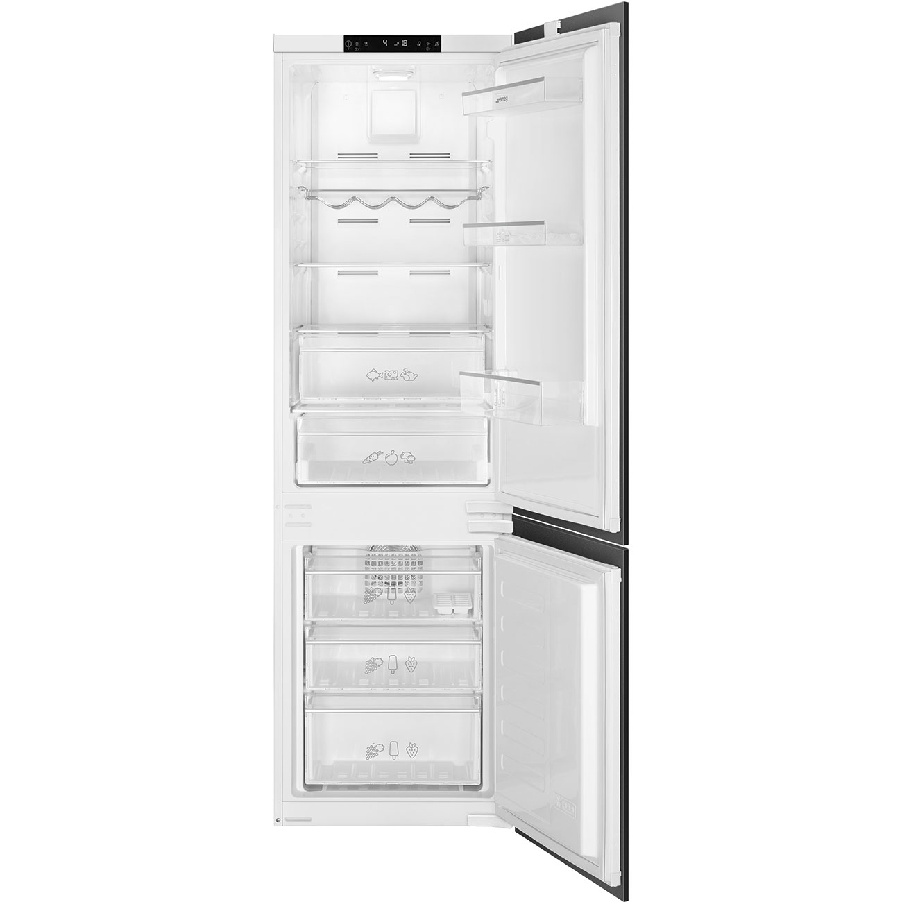 картинка Встраиваемый холодильник Smeg C8175TNE  картинка Встраиваемый холодильник Smeg C8175TNE
