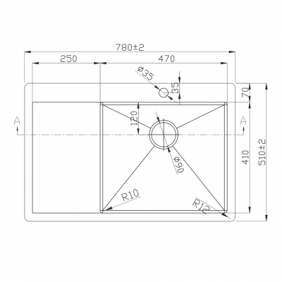 картинка Мойка для кухни Melana D7851HB-R PROFLINE графит  картинка Мойка для кухни Melana D7851HB-R PROFLINE графит
