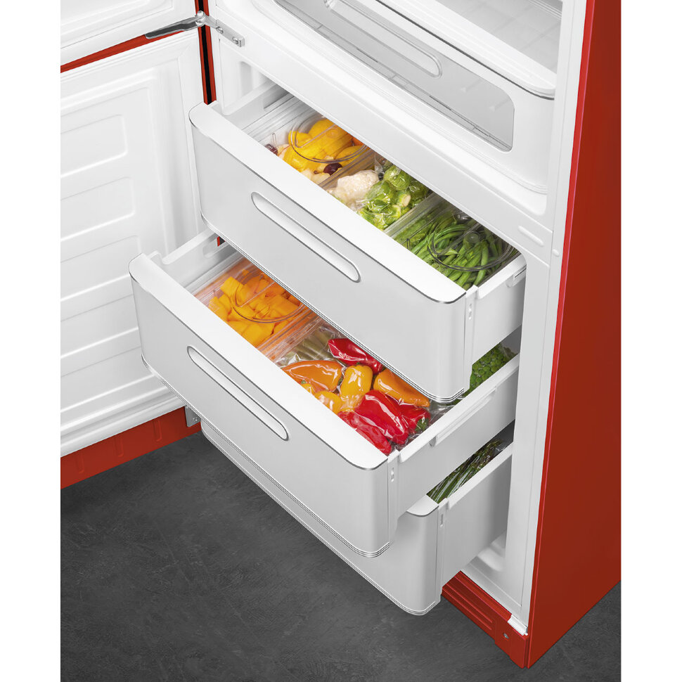 картинка Отдельностоящий холодильник Smeg FAB32LRD5  картинка Отдельностоящий холодильник Smeg FAB32LRD5