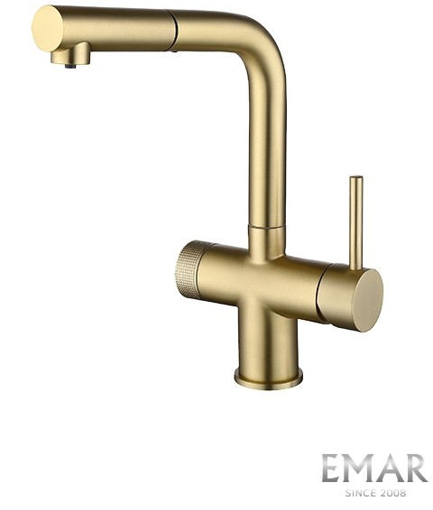 картинка Смеситель Emar ЕС - 7026 Matt Gold 