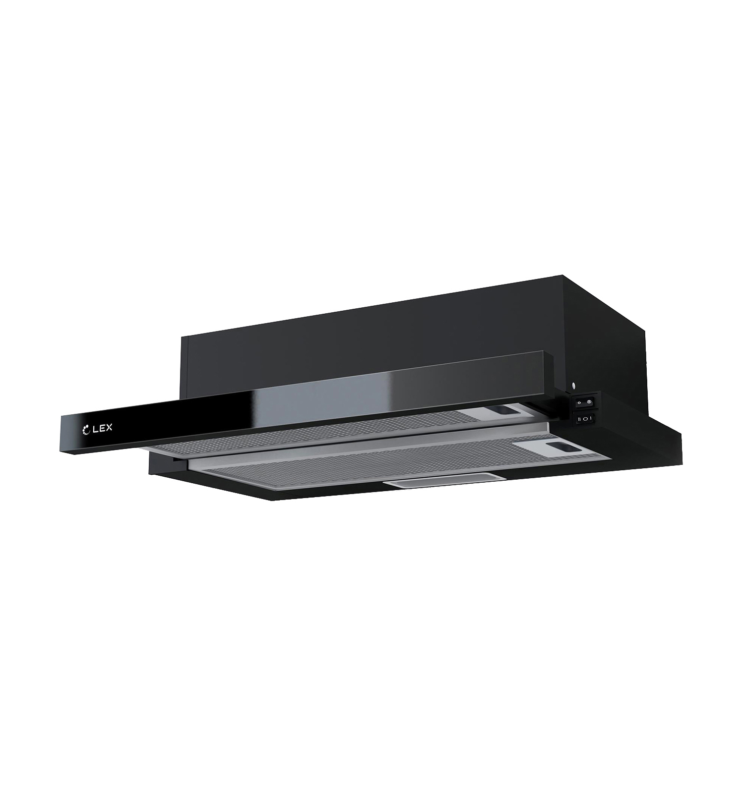 картинка Кухонная вытяжка Lex HIDE G 600 BLACK  картинка Кухонная вытяжка Lex HIDE G 600 BLACK