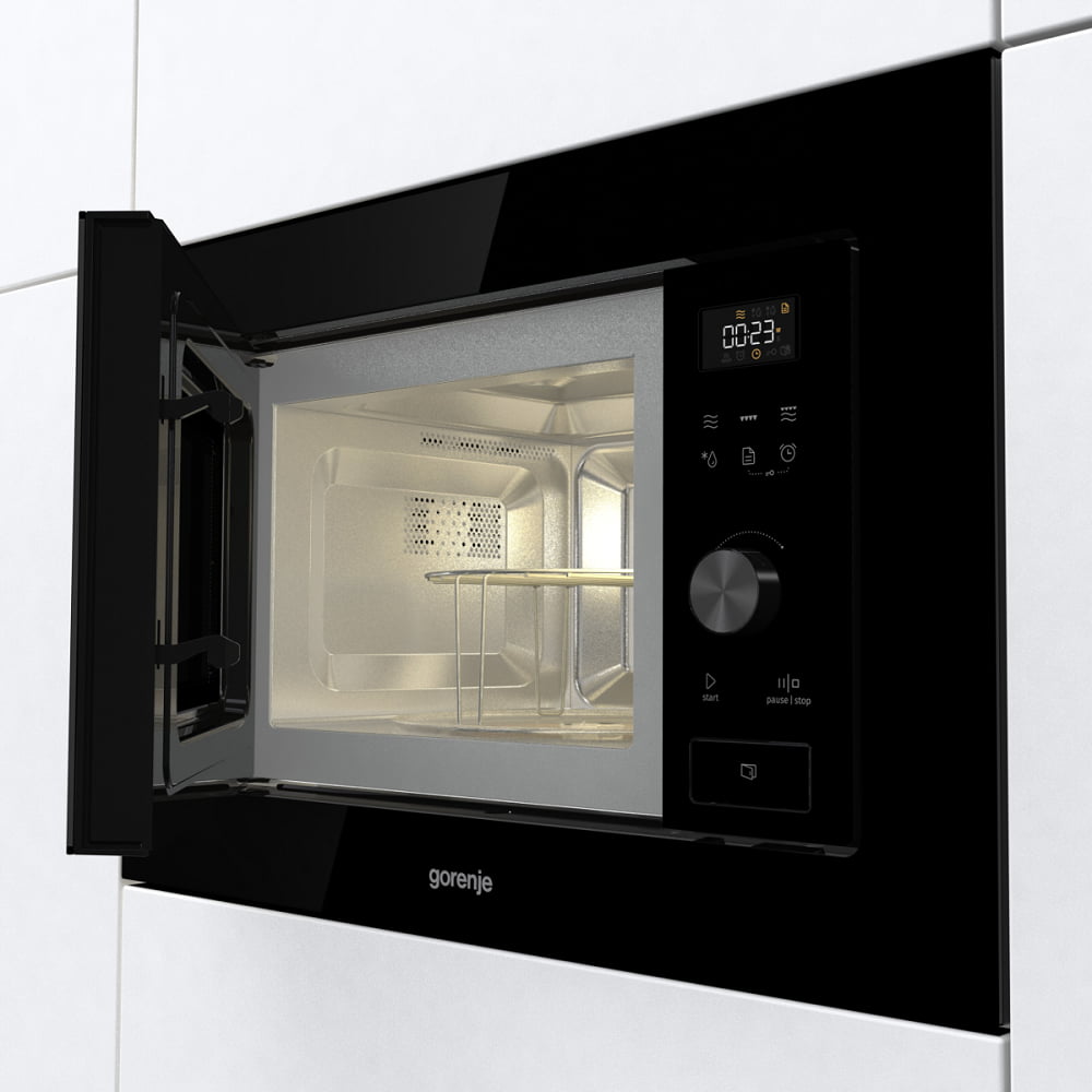 картинка Микроволновая печь Gorenje BM201AG1BG черный  картинка Микроволновая печь Gorenje BM201AG1BG черный