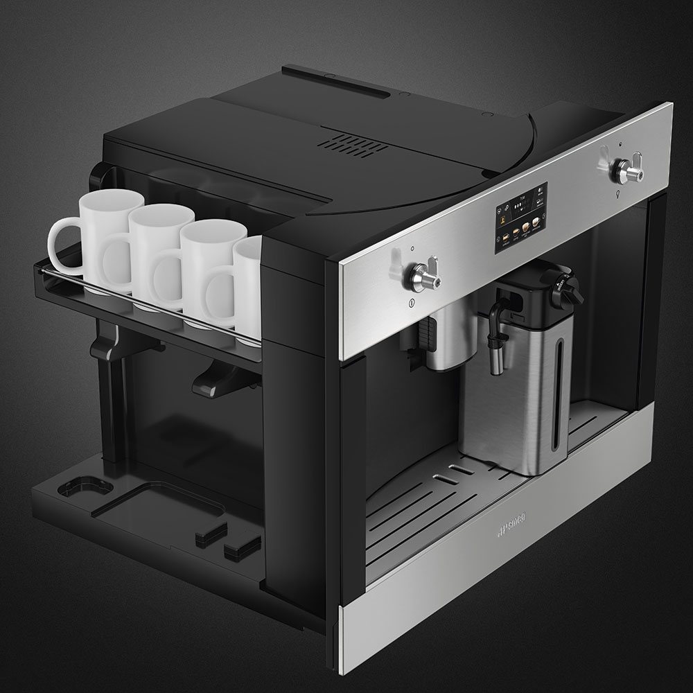 картинка Кофемашина Smeg CMS4303XRU  картинка Кофемашина Smeg CMS4303XRU