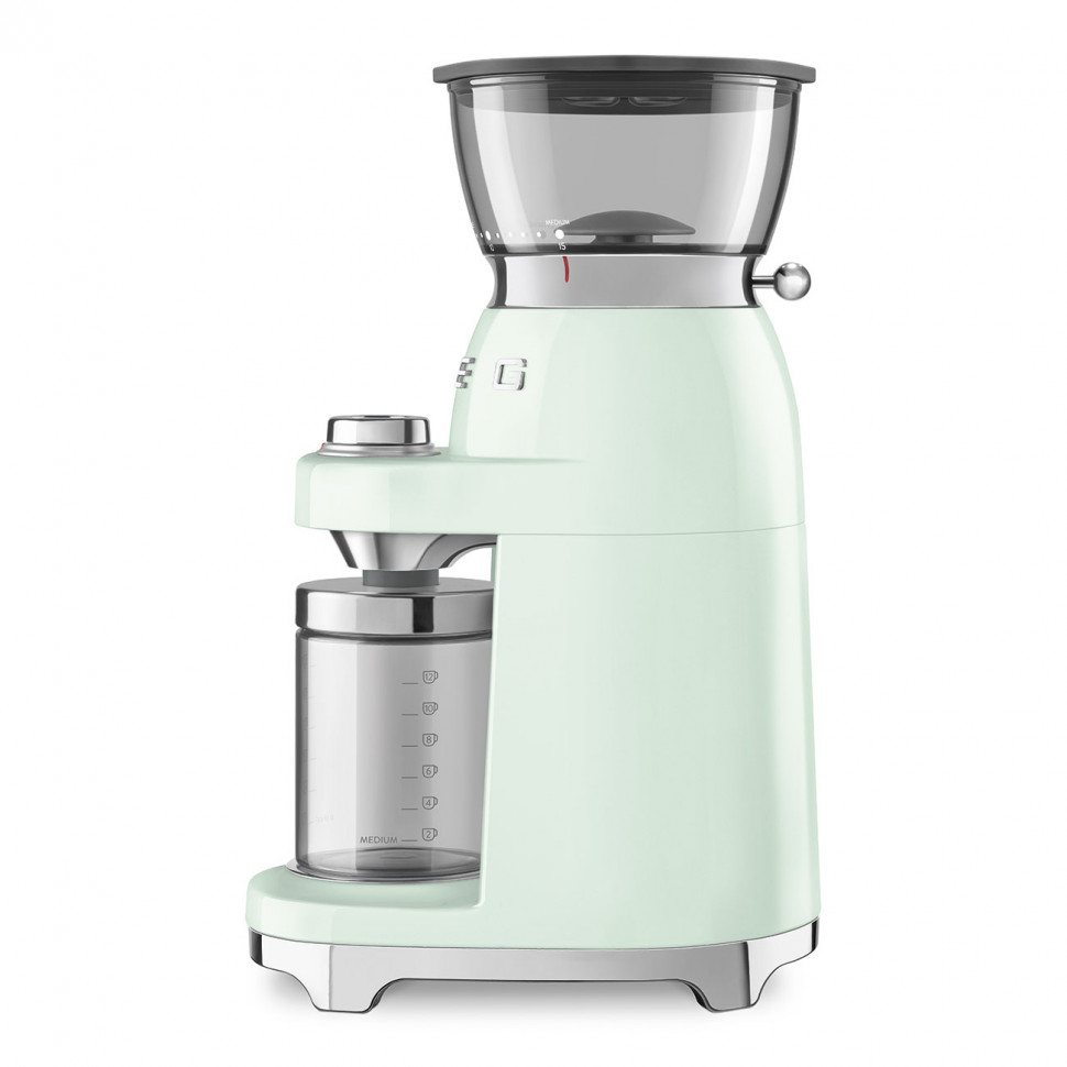картинка Кофемолка Smeg CGF03PGEU постельный зеленый 