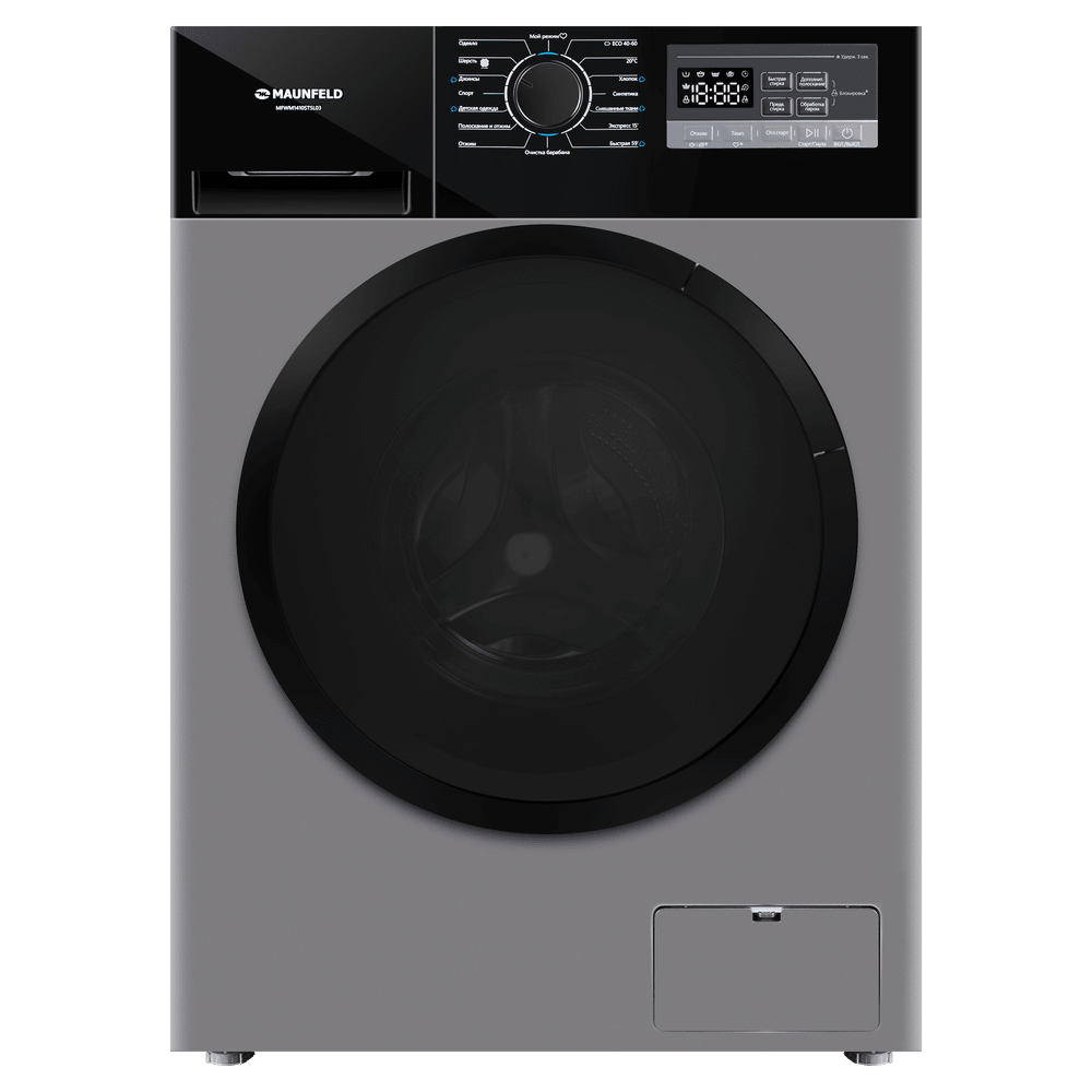 картинка Стиральная машина с паром Maunfeld MFWM1410STSL03  картинка Стиральная машина с паром Maunfeld MFWM1410STSL03