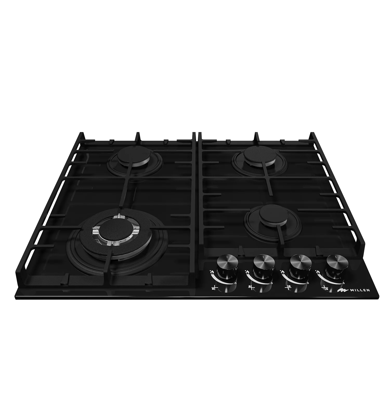 картинка Газ на стекле варочная панель MILLEN MGHG 602 BL 