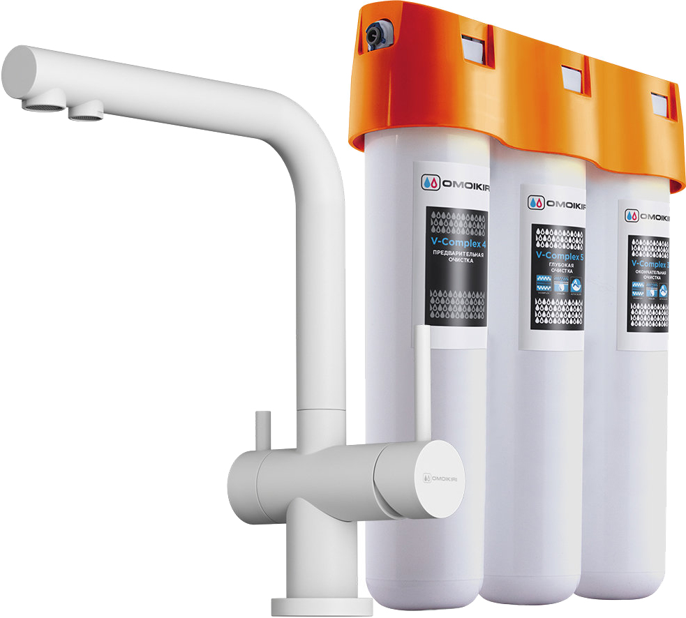картинка Смеситель  Omoikiri PURE DROP LITE + NAGANO-P  картинка Смеситель  Omoikiri PURE DROP LITE + NAGANO-P