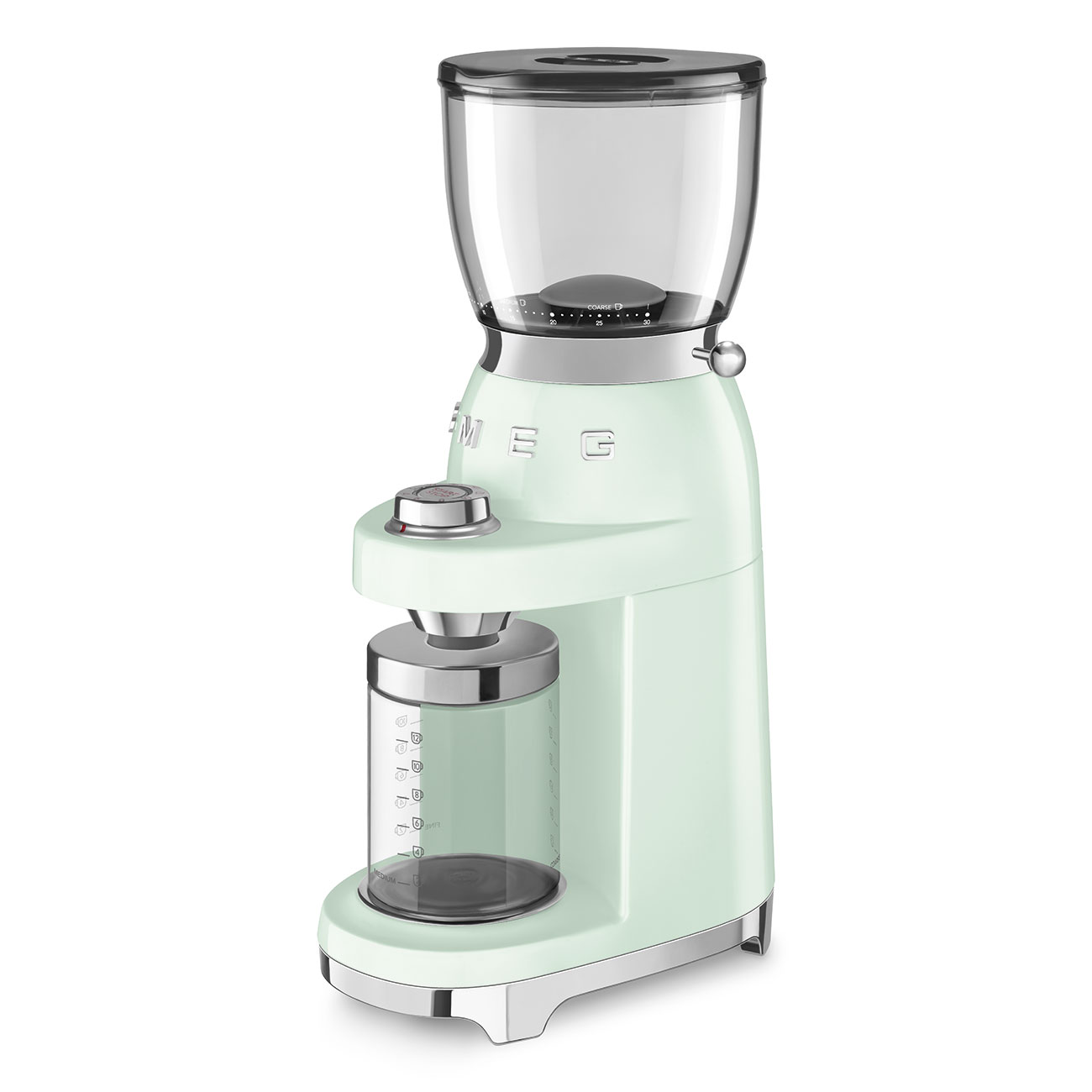 картинка Кофемолка Smeg CGF01PGEU  картинка Кофемолка Smeg CGF01PGEU