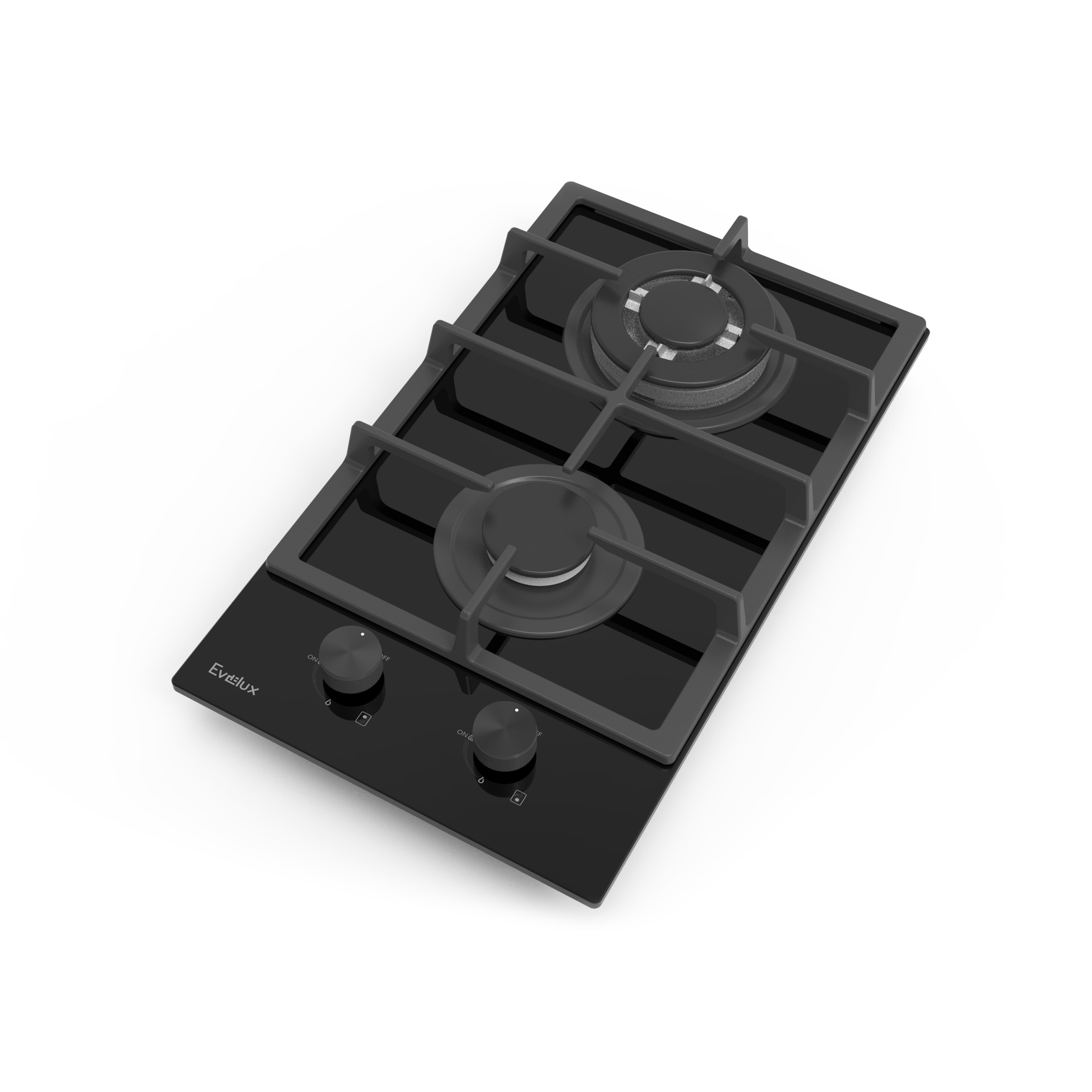 картинка Газовая варочная панель Evelux HEG 325 BG черная 