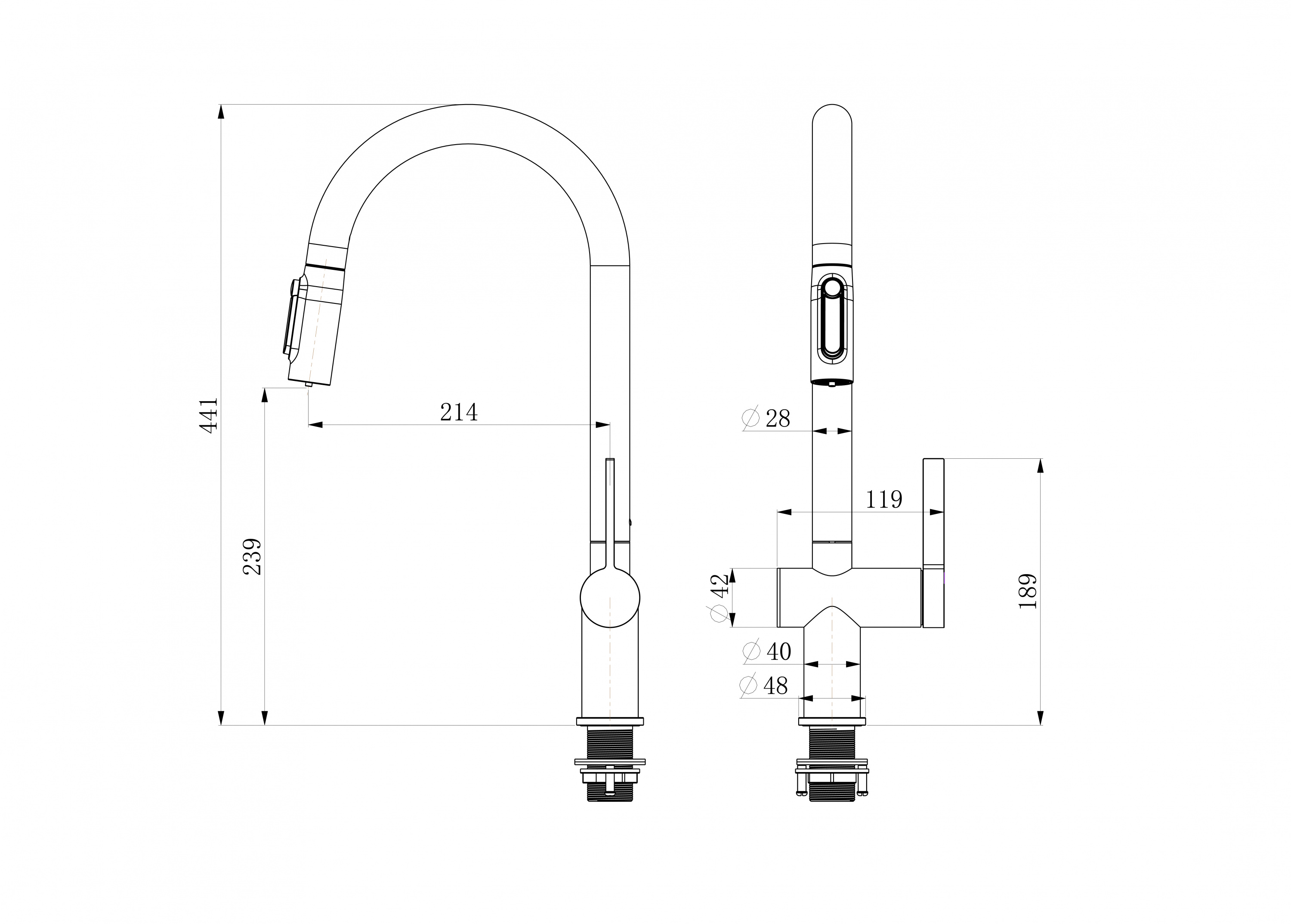 картинка Смеситель LONGRAN Sprint logic LM2187 GunGrey  