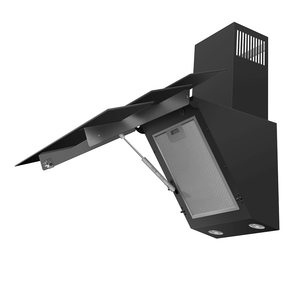 картинка Кухонная вытяжка Maunfeld CASCADA 60 BLACK  картинка Кухонная вытяжка Maunfeld CASCADA 60 BLACK