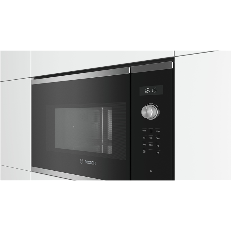картинка Микроволновая печь встраиваемая Bosch BFL554MS0  картинка Микроволновая печь встраиваемая Bosch BFL554MS0