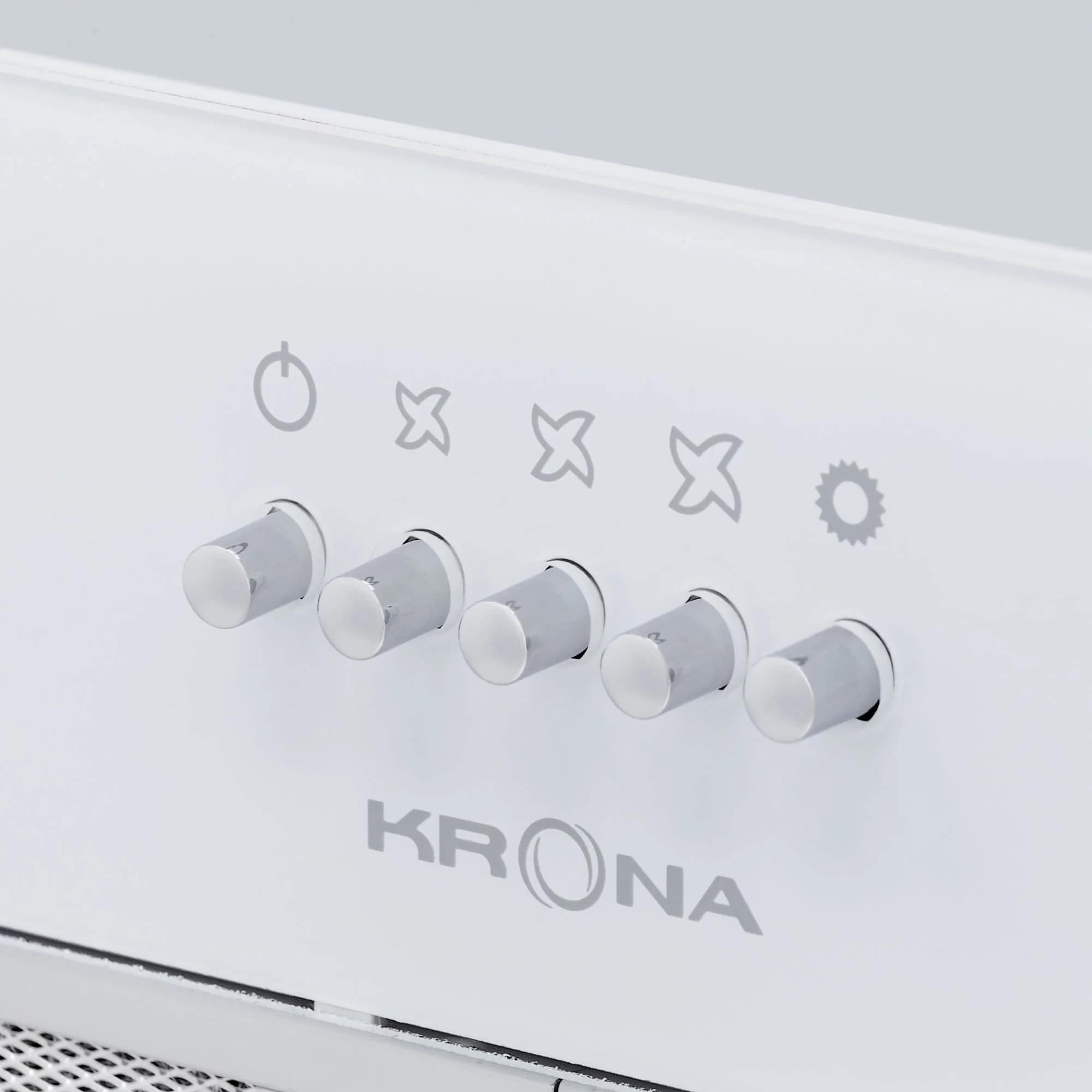 картинка Кухонная вытяжка Krona ARVEN 500 WHITE PB V2  картинка Кухонная вытяжка Krona ARVEN 500 WHITE PB V2