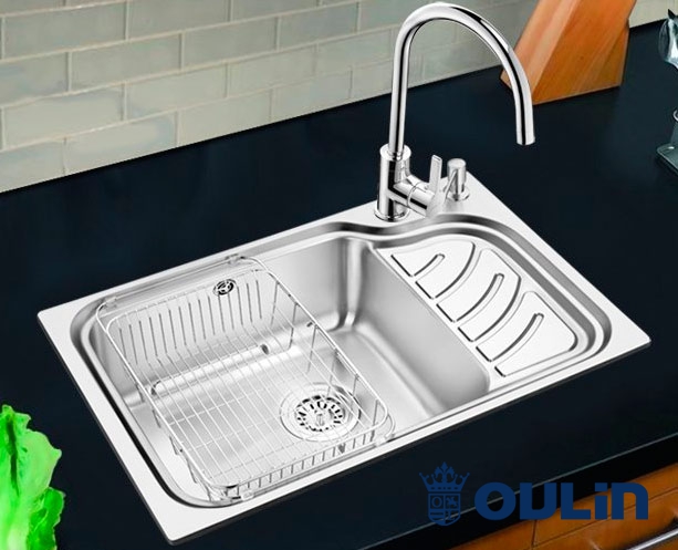 картинка Мойка для кухни Oulin OL-327L  картинка Мойка для кухни Oulin OL-327L