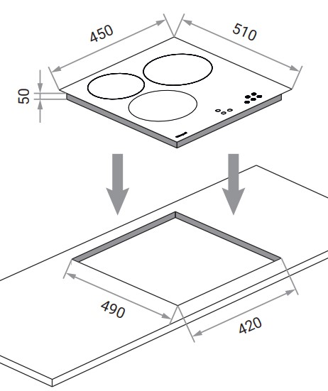 картинка Электрическая варочная панель Weissgauff HV 430 BA  