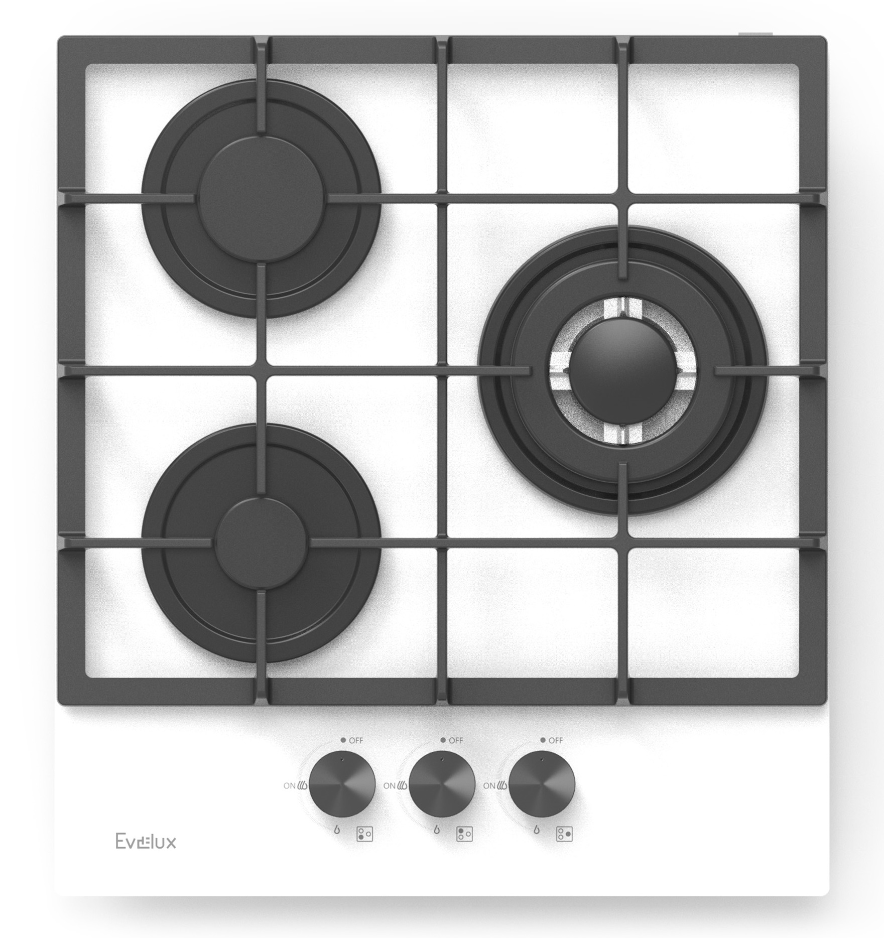 картинка Газовая варочная панель Evelux HEG 425 WG 