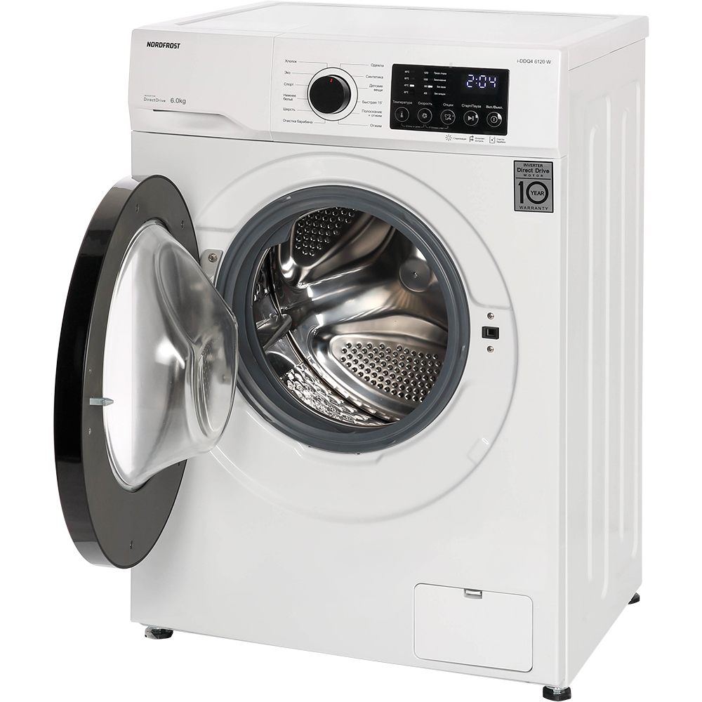 картинка Стиральная машина Nordfrost I-DDQ4 6120 W  картинка Стиральная машина Nordfrost I-DDQ4 6120 W